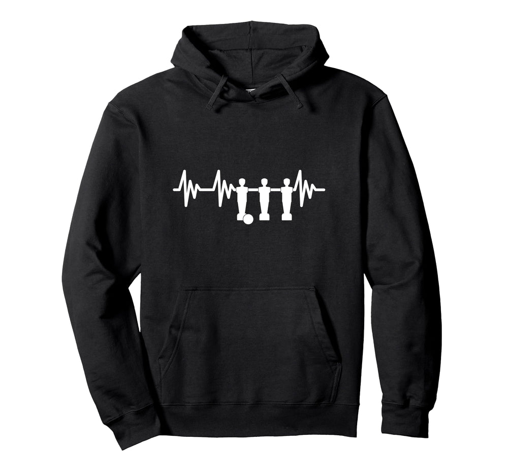 Table Football Heartbeat Football Hoodie - Casual Everyday Wear Unisex