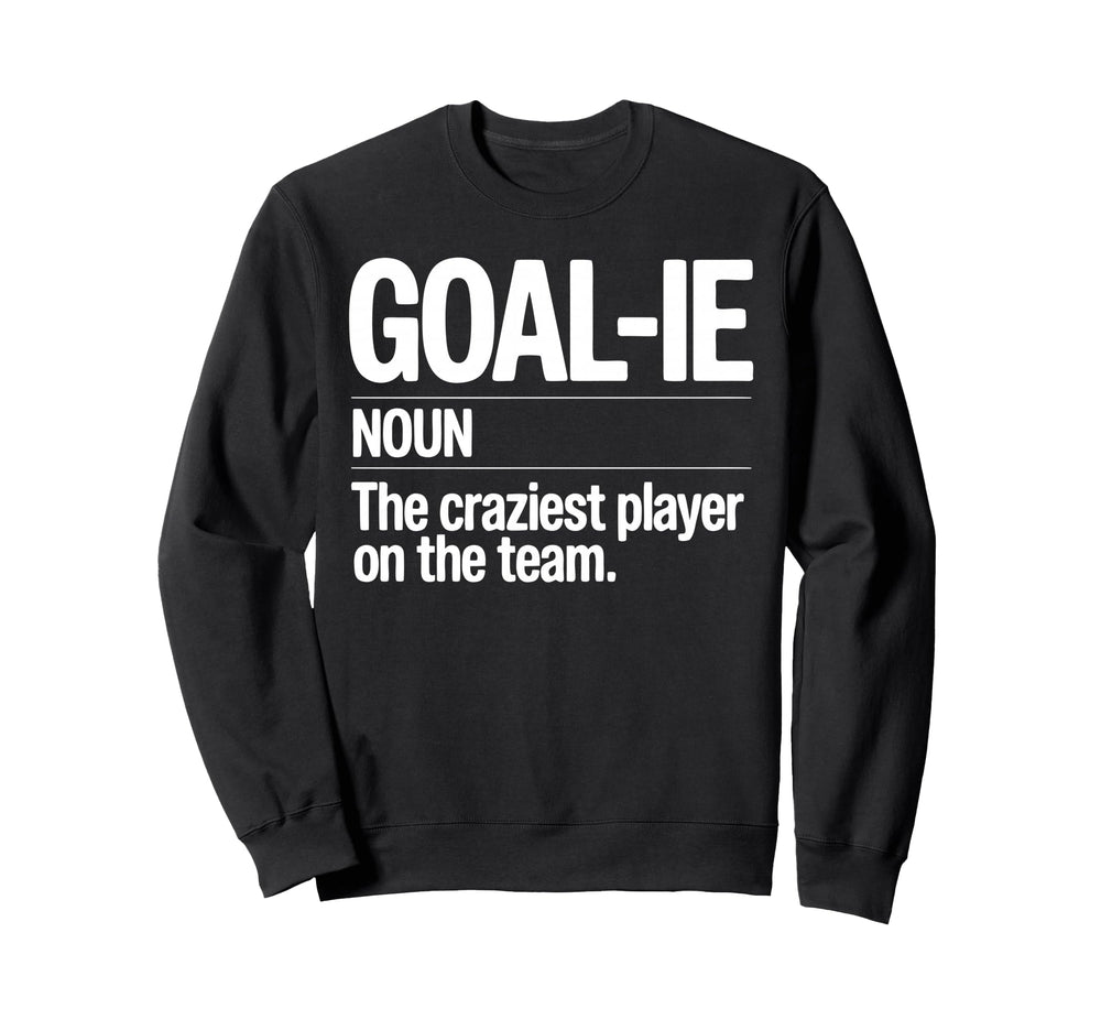 Lacrosse Goalie Lax Crazy Sweatshirt - Fun Novelty Design for Adults