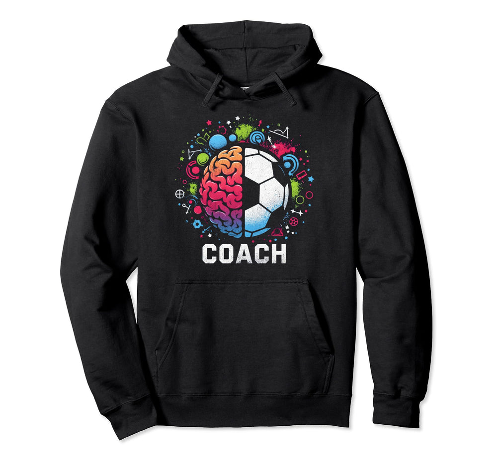 Soccer Coach Training Coaching Hoodie - Fun Novelty Design for Adults