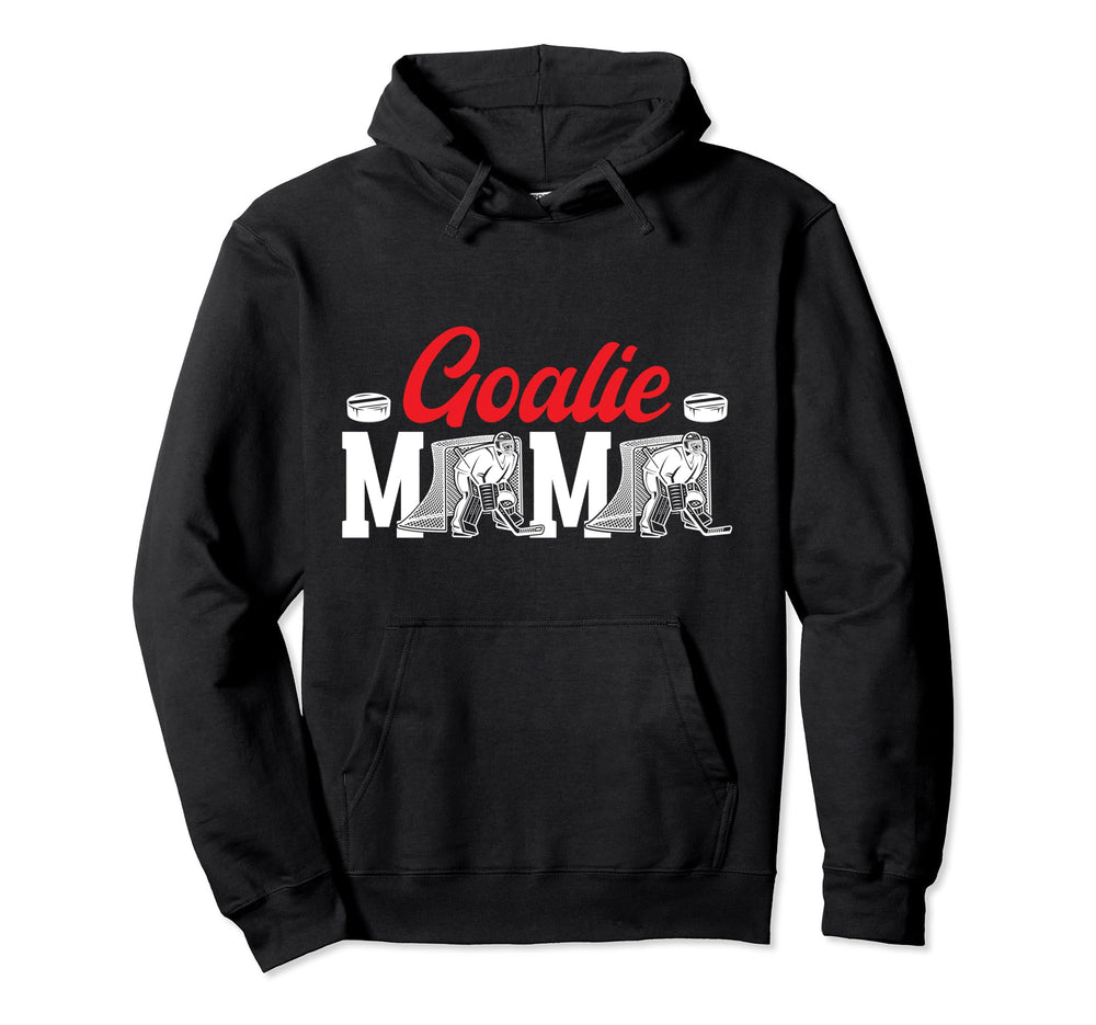 Ice Hockey Goalie Mama Ice Hockey Hoodie - Aesthetic Graphic for Adults