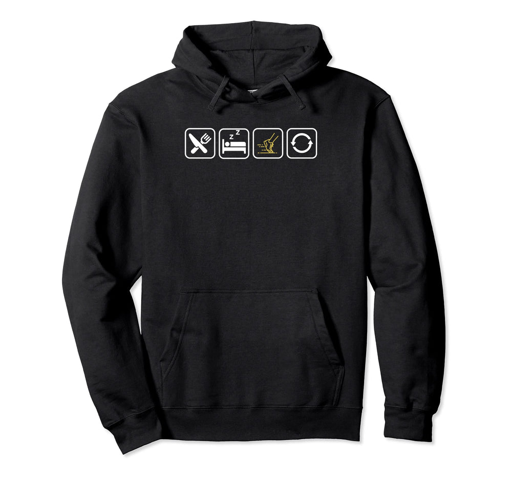 Eat Sleep Run Repeat Runners And Hoodie - Aesthetic Graphic Men Women