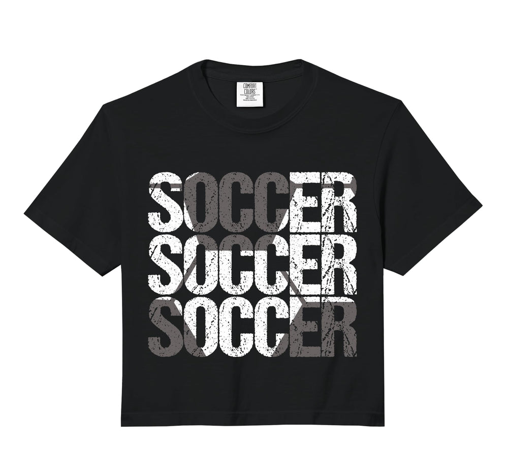 Soccer Distressed Ball Team Soccer Hoodie - Minimalist Print Men Women
