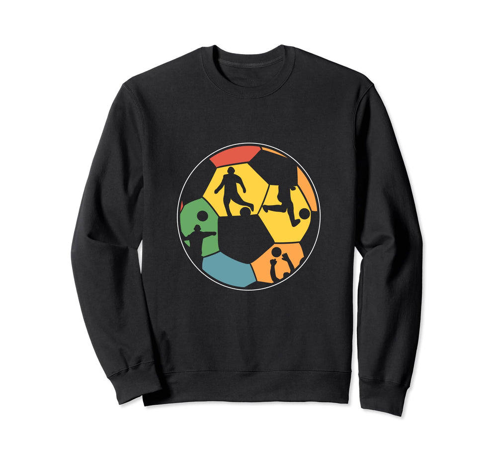 Soccer Ball Soccer Player Or Goal Sweatshirt - Trendy Graphic for Adults
