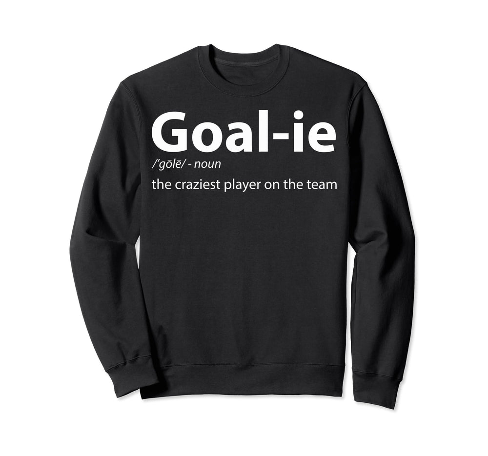 Goalkeeper Definition Soccer Sweatshirt - Custom Art Print for Adults