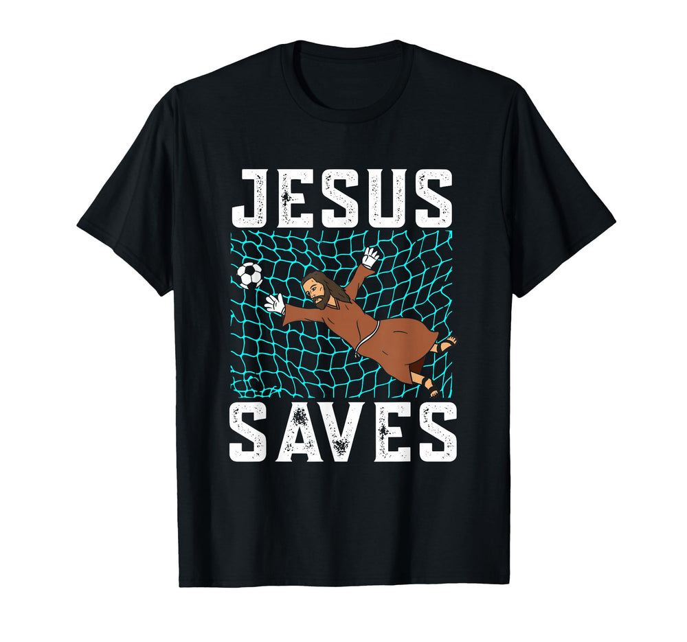 Jesus Saves I Christian Faith I T-Shirt - Fun Novelty Design for Adults