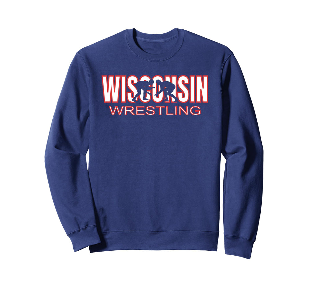 Wisconsin Wrestling Team Coach Sweatshirt - Unique Graphic Men Women
