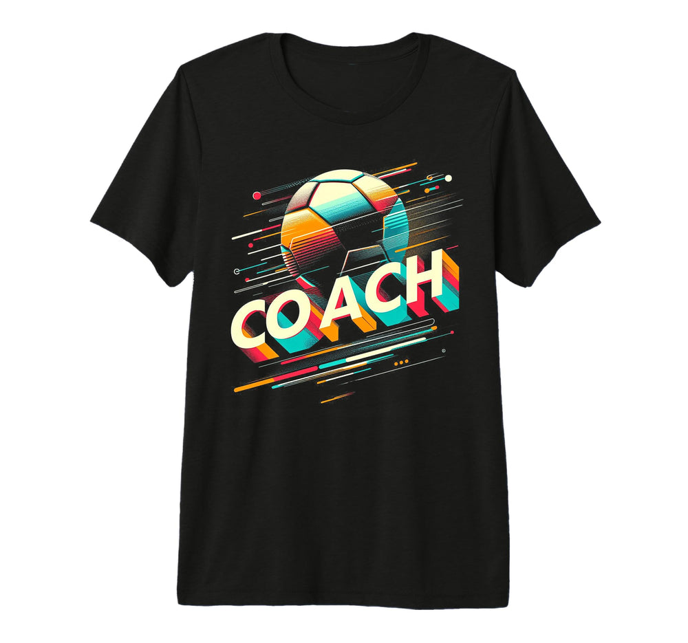 Soccer Coach Training Coaching T-Shirt - Aesthetic Graphic for Adults