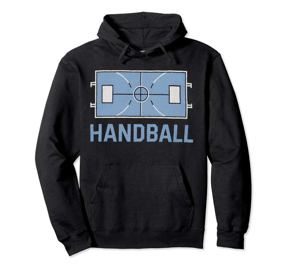 I Love Handball Player Sports Hoodie - Aesthetic Graphic for Adults