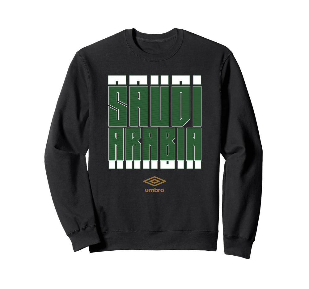 Umbro International Soccer Saudi Sweatshirt - Custom Art Print Unisex
