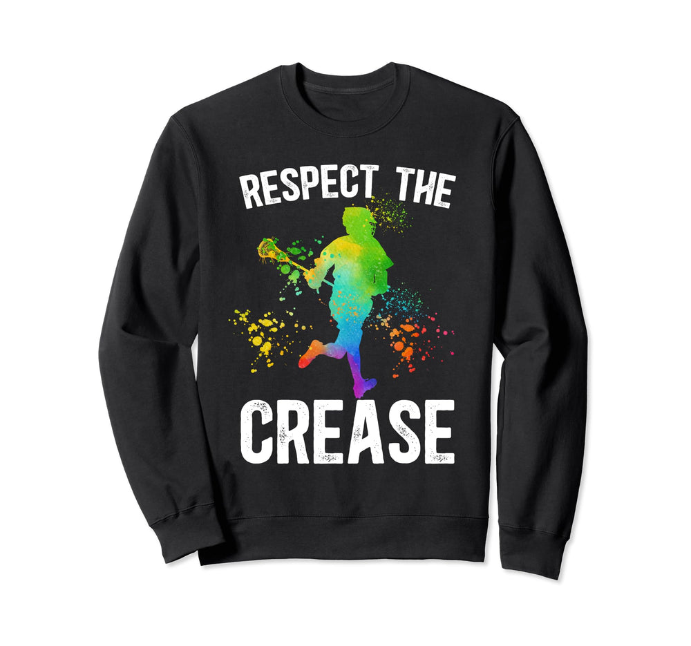Respect Crease Lacrosse Sweatshirt - Casual Everyday Wear for Adults