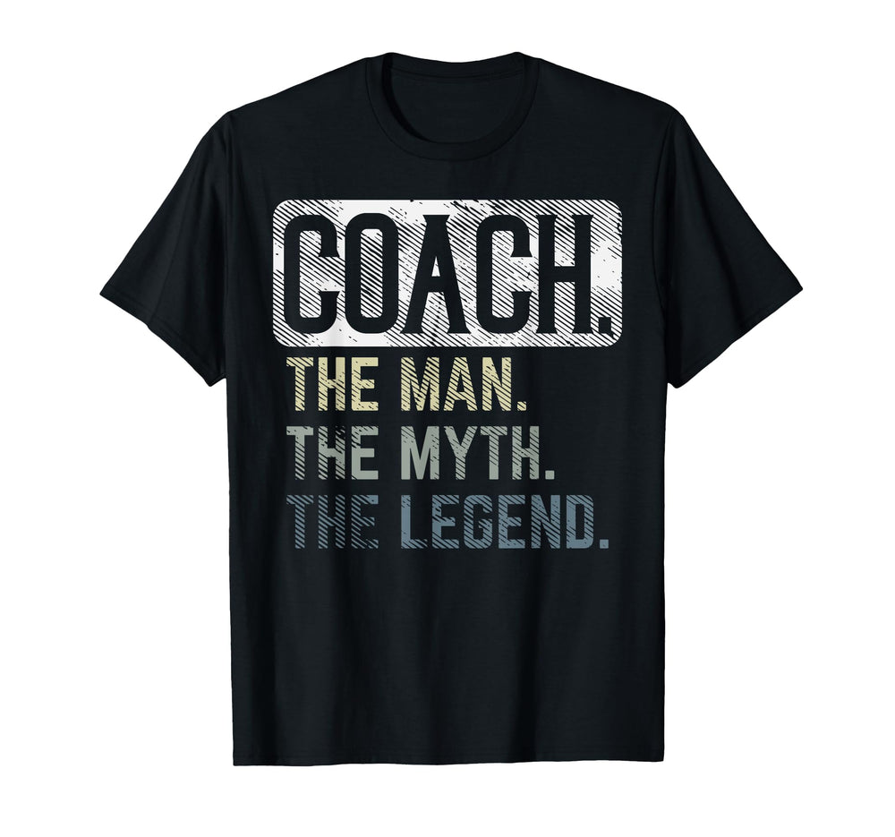 Coach Myth Legend Basketball Pe Soccer T-Shirt - Graphic Print Unisex