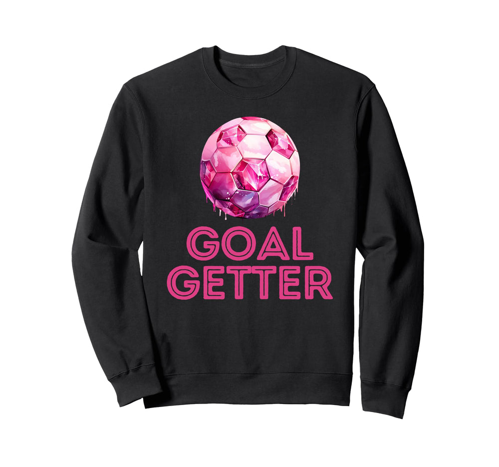 Goal Getter Soccer Player Striker Sweatshirt - Aesthetic Graphic Unisex