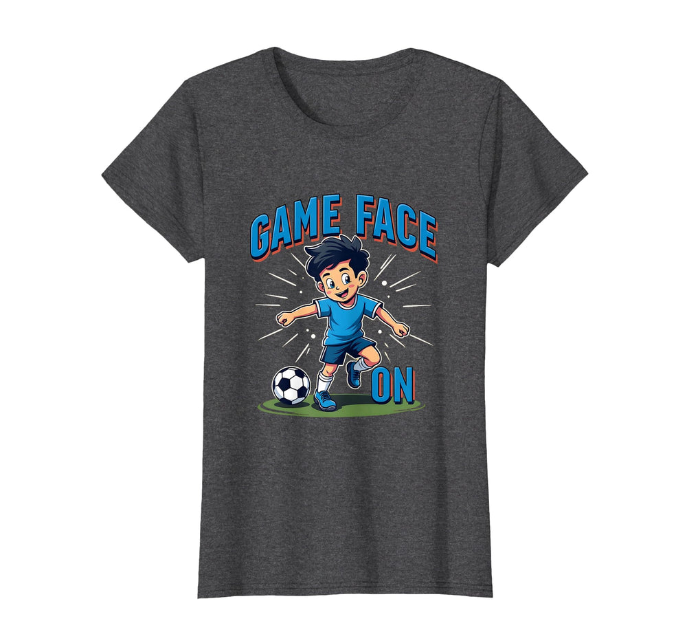 Game Face Soccer T-Shirt - Fun Novelty Design Men Women