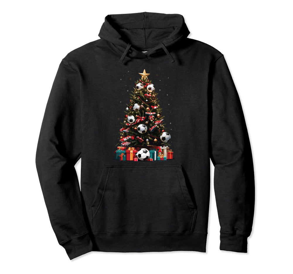Soccer Equipment Tree Football Sports Fan Hoodie - Trendy Graphic Unisex