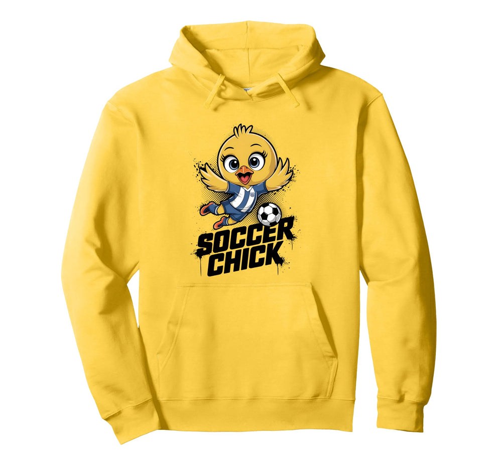 Soccer Chick Soccer Player Soccer Hoodie - Novelty Apparel for Adults