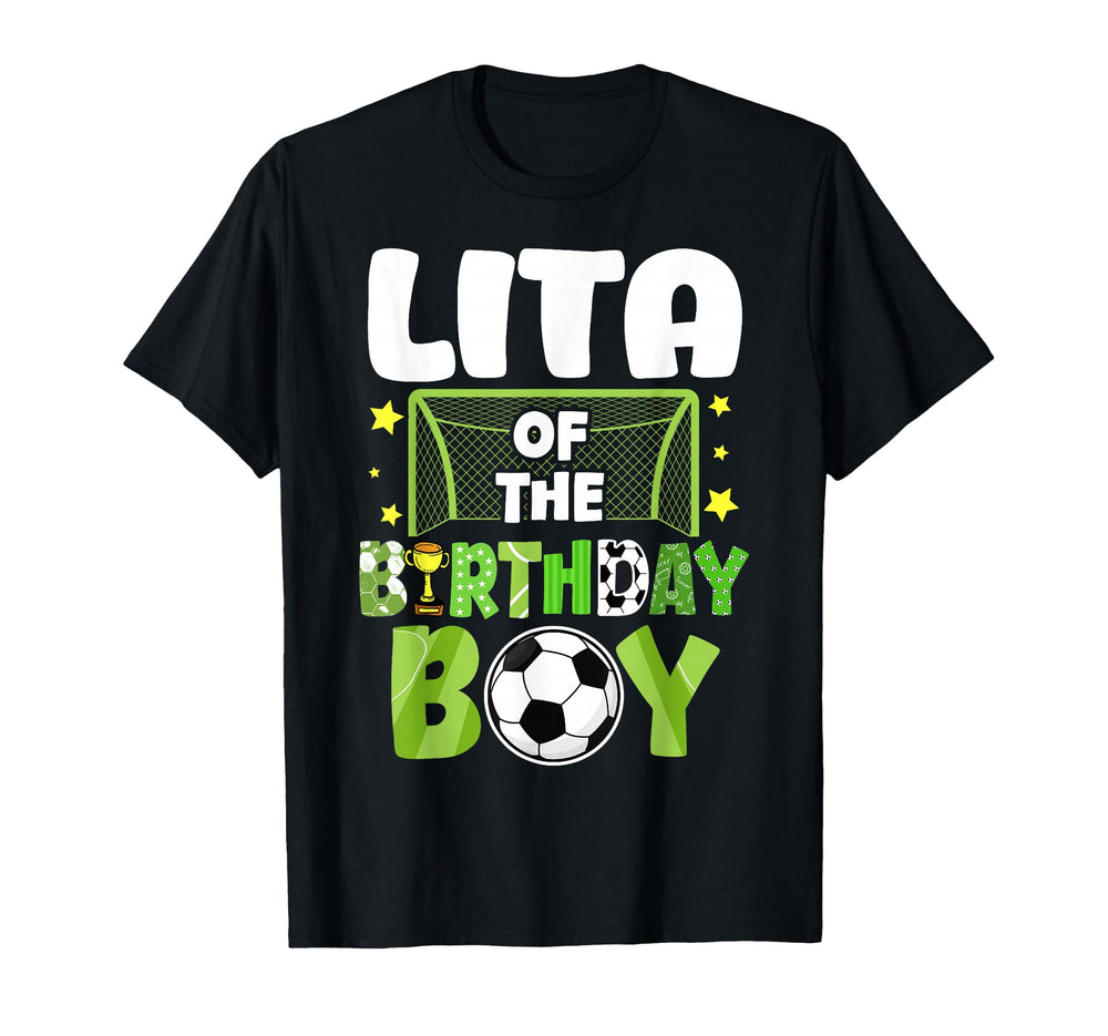 Soccer Lita Birthday Party Family T-Shirt - Casual Everyday Wear Men Women