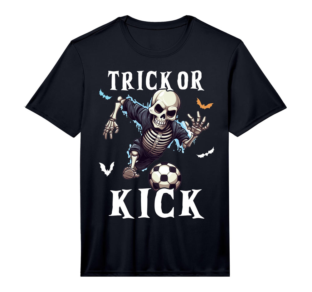 Soccer Skeleton Halloween Soccer T-Shirt - Streetwear Style for Adults