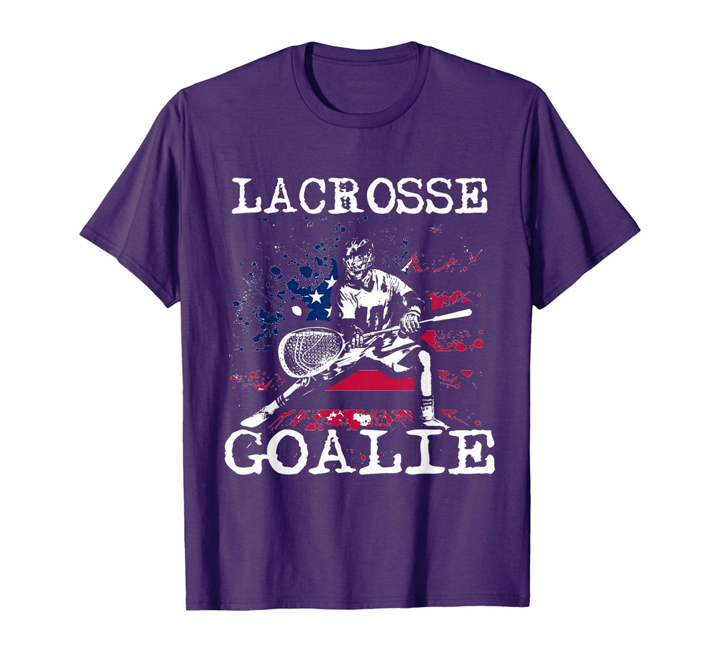 Lacrosse Goalie Lax Goalkeeper T-Shirt - Fun Novelty Design for Adults