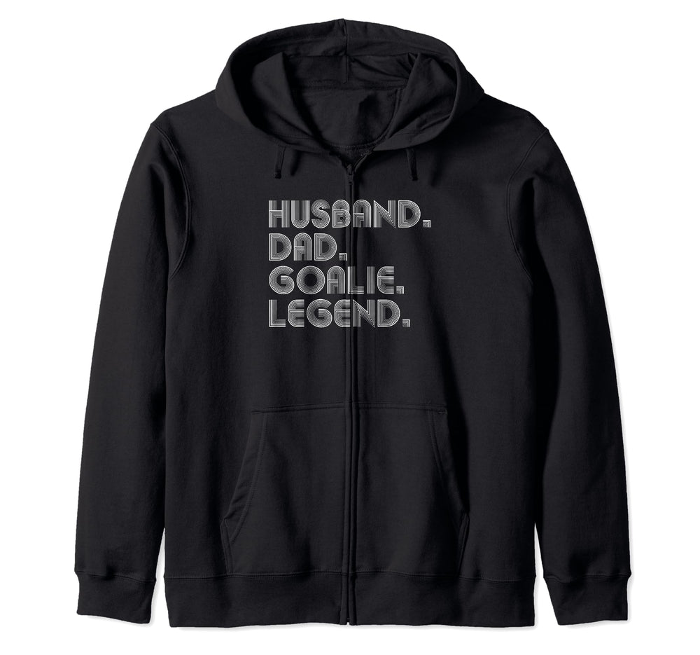 Sarcastic Husband Dad Goalie Legend Gifts T-Shirt - Graphic Print Men Women