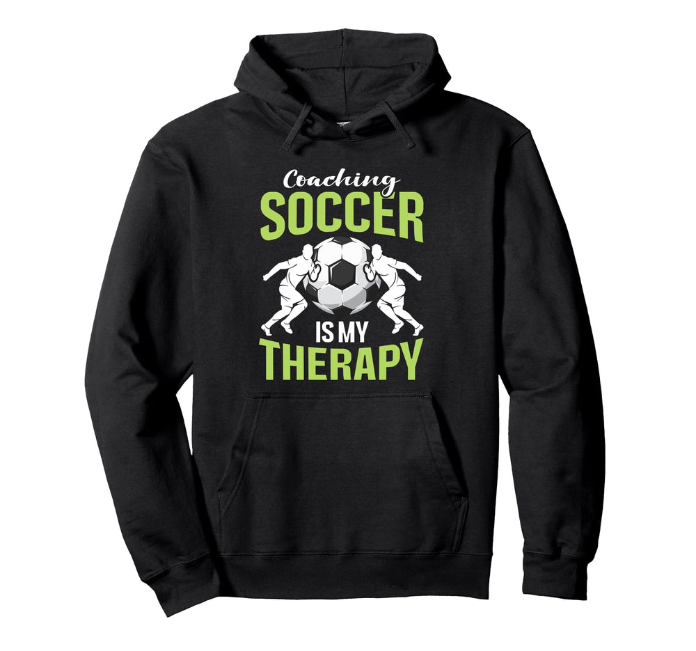 Coaching Soccer Dad Coach Soccer Coach Hoodie - Custom Art Print Unisex