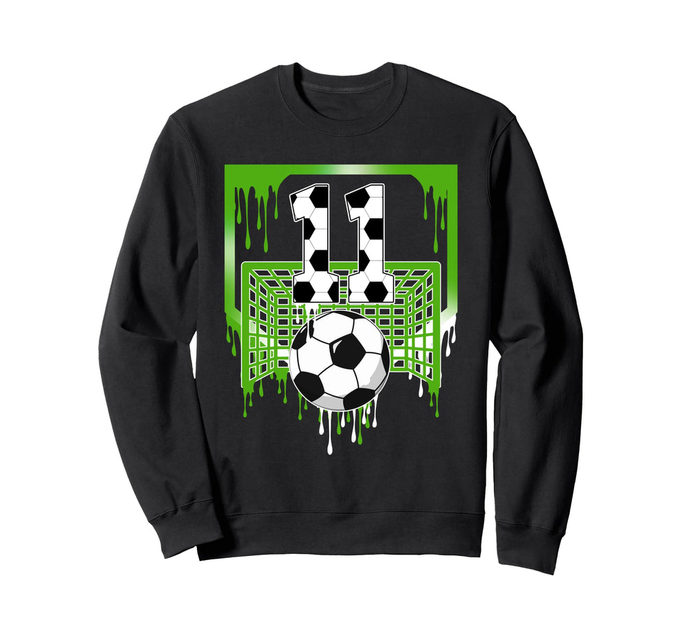 11Th Birthday Soccer Ice Sweatshirt - Casual Everyday Wear for Adults
