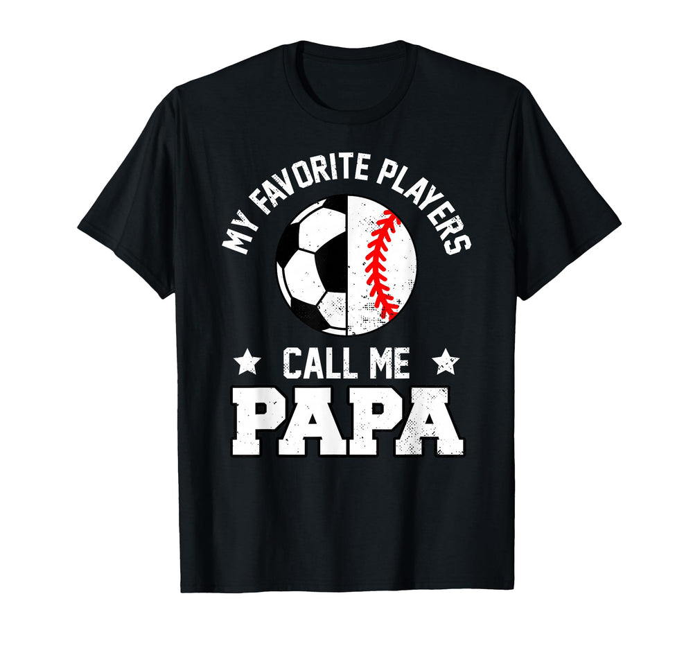 My Favorites Soccer Baseball T-Shirt - Fun Novelty Design for Adults