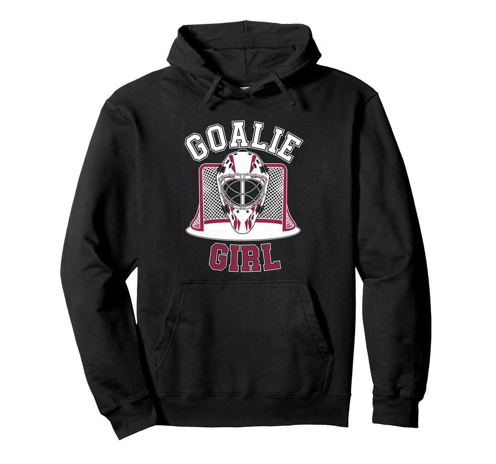 Ice Hockey Goalie Goalkeeper Hockey Player Hoodie - Minimalist Print Unisex