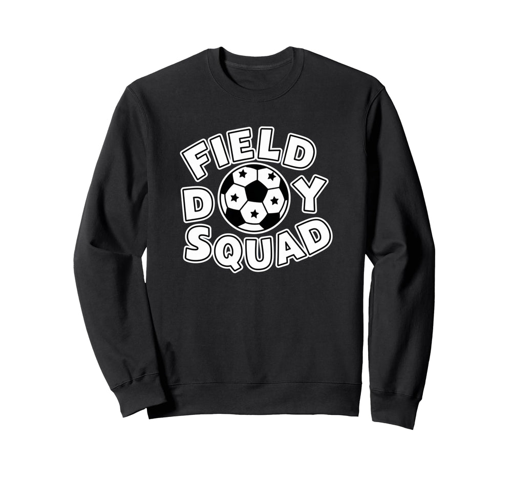 Soccer Player School Field Day Squad Sweatshirt - Graphic Print for Adults