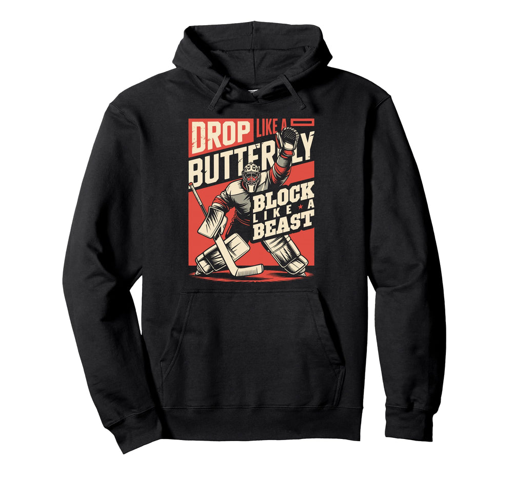 Ice Hockey Goalkeeper Ice Hockey Goalie Hoodie - Graphic Print Unisex
