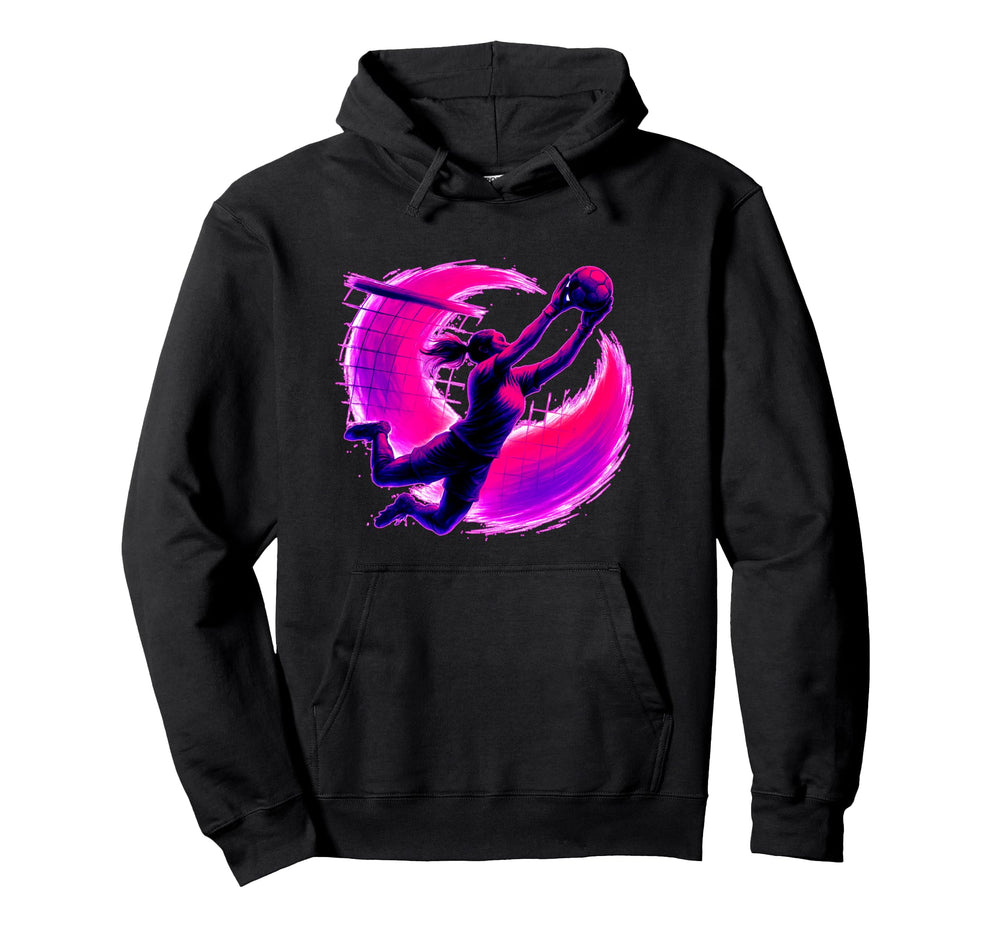 Soccer Goalkeeper Making Epic Mid Air Hoodie - Streetwear Style Men Women