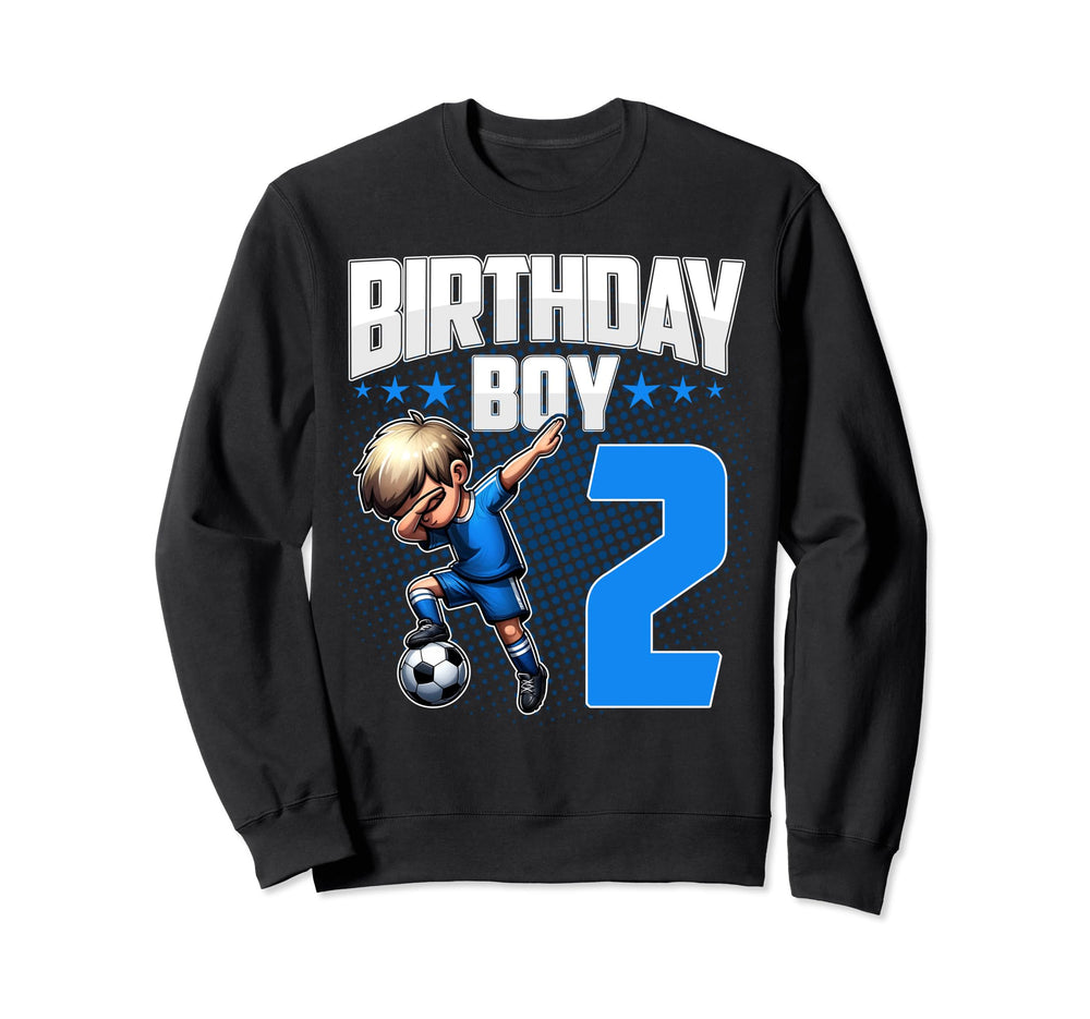 2Nd Birthday Soccer Dabbing 2 Sweatshirt - Casual Everyday Wear Unisex