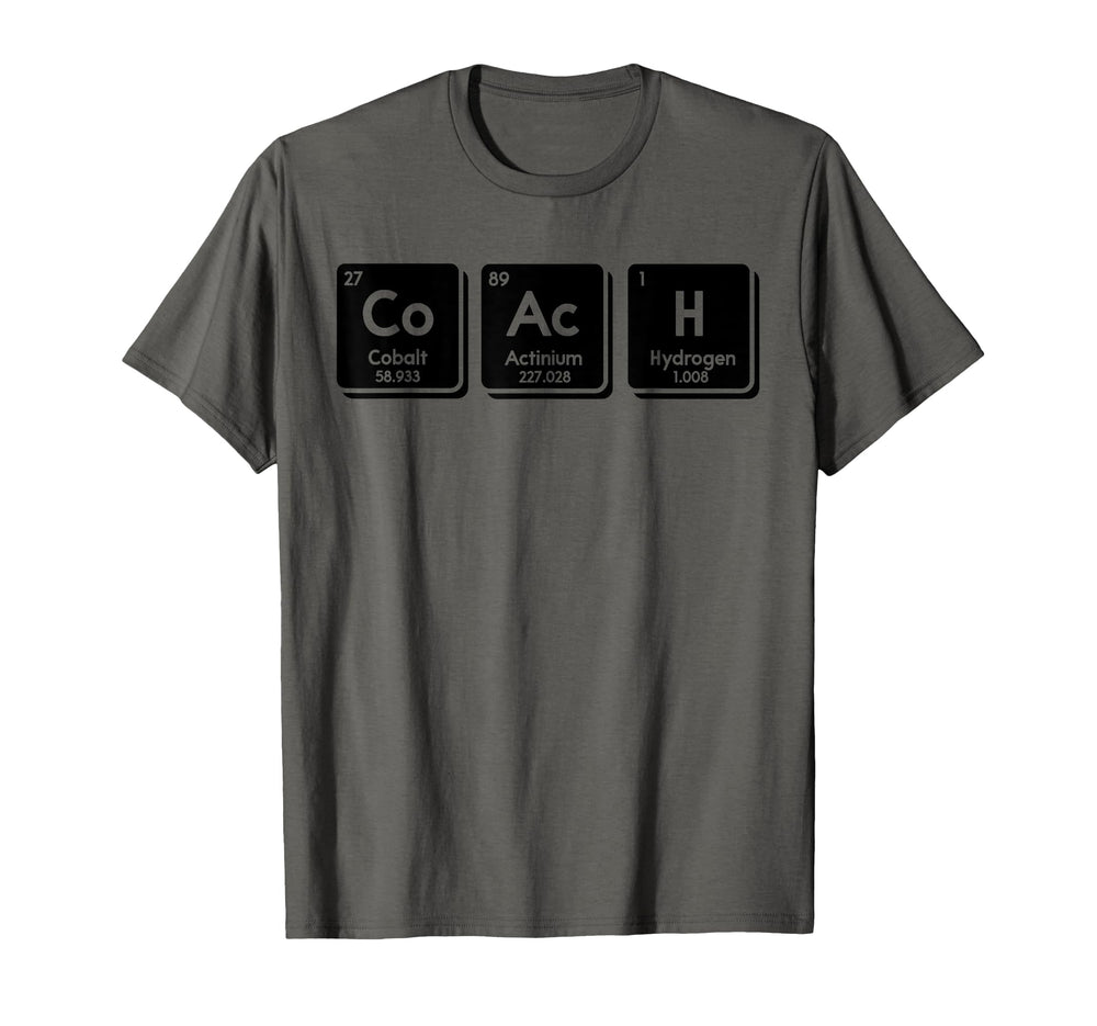 Sport Coach Chemical Elements Periodic T-Shirt - Custom Art Print Unisex