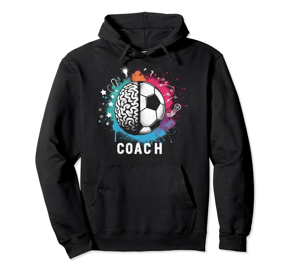 Soccer Coach Training Coaching Football Hoodie - Unique Graphic Unisex