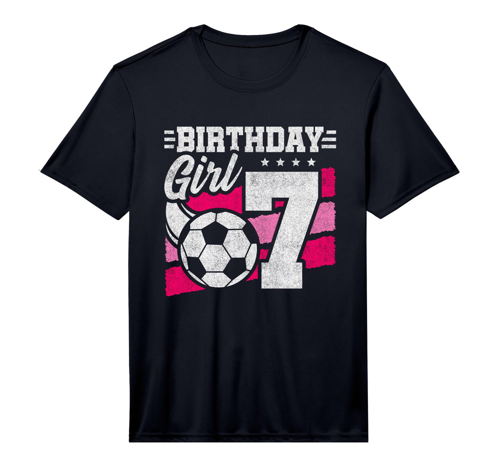 7 Year Old Soccer Birthday 7Th Birthday T-Shirt - Graphic Print Men Women