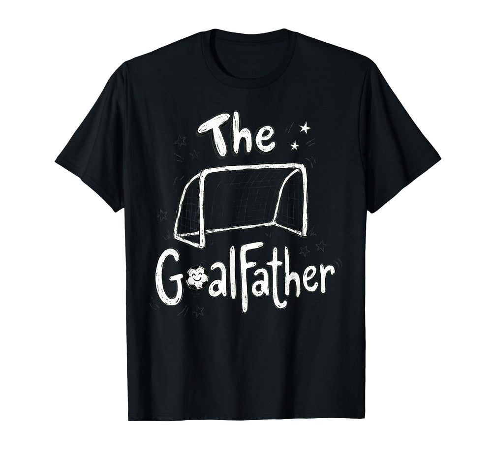 Goalfather Dad Soccer Goalkeeper T-Shirt - Trendy Graphic for Adults