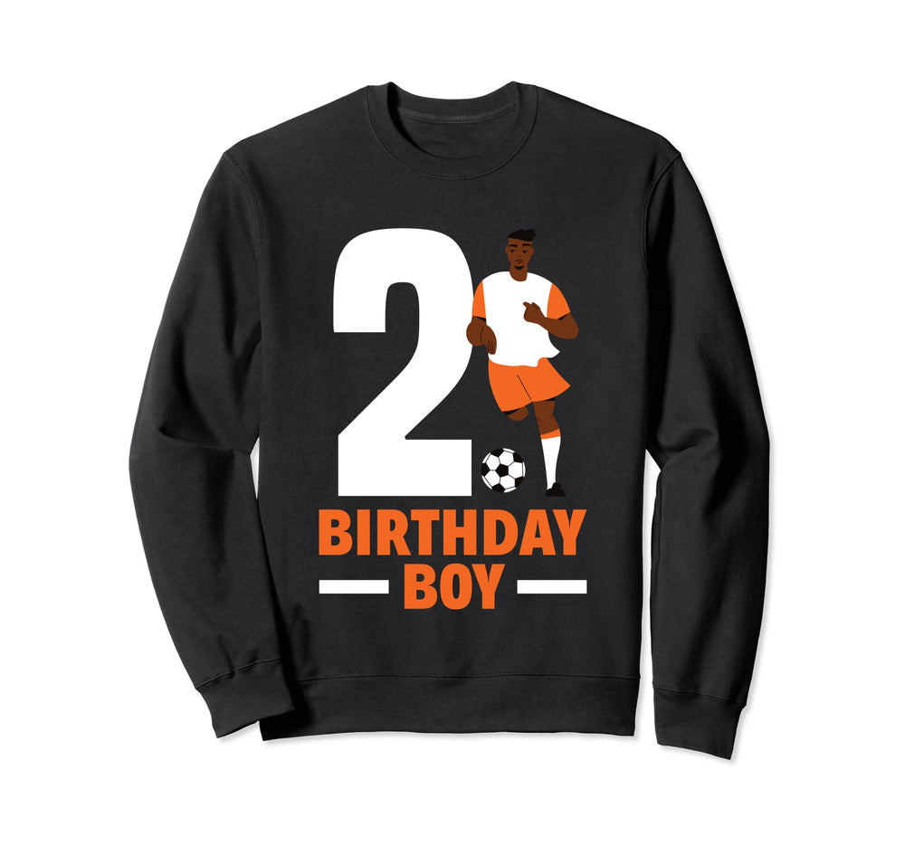 2Nd Birthday 2 Years Soccer Sweatshirt - Casual Everyday Wear for Adults