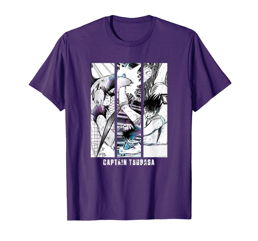 Captain Tsubasa Shoot Famous Scene T-Shirt - Unique Graphic Men Women