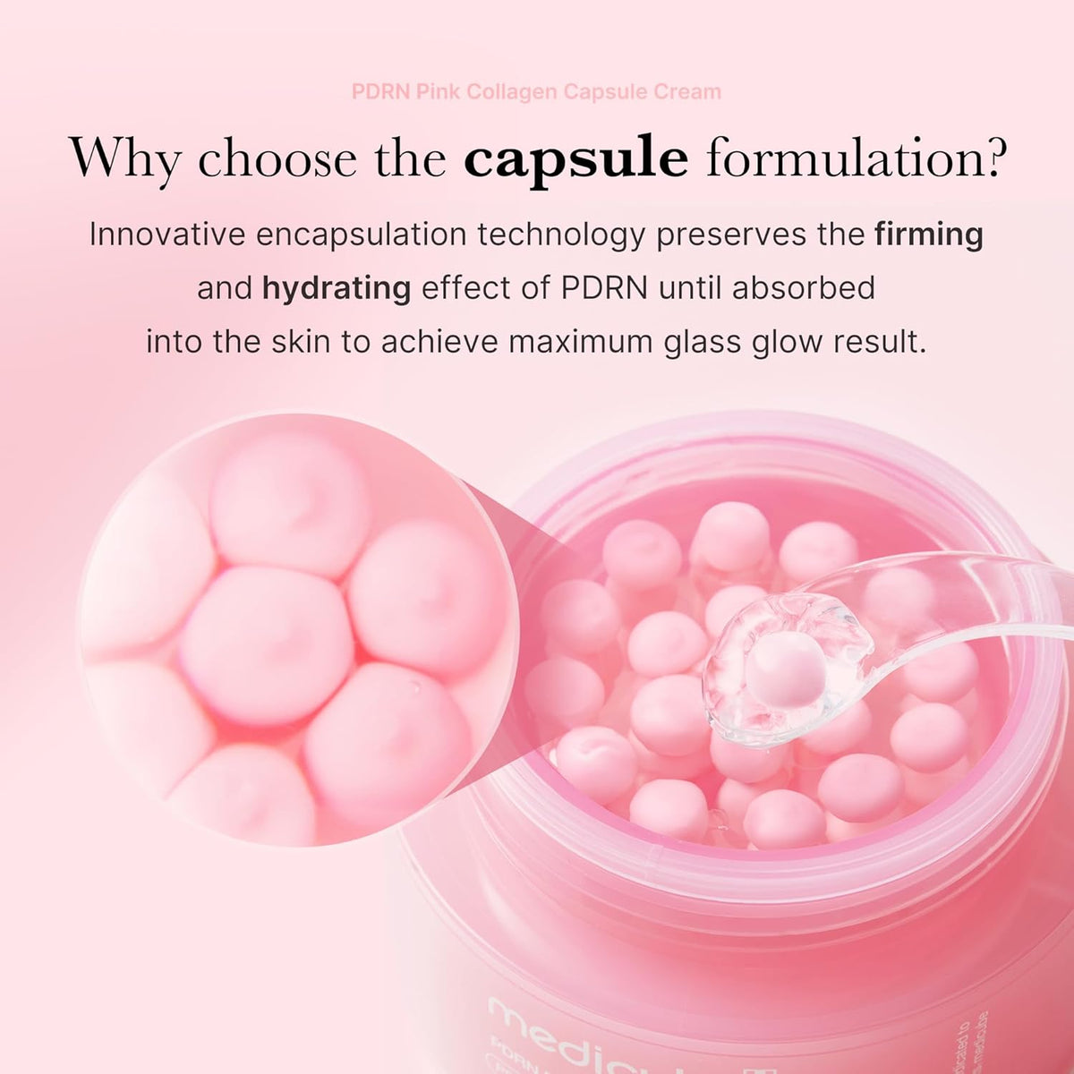 Medicube PDRN Pink Collagen Capsule Cream - Snipetell