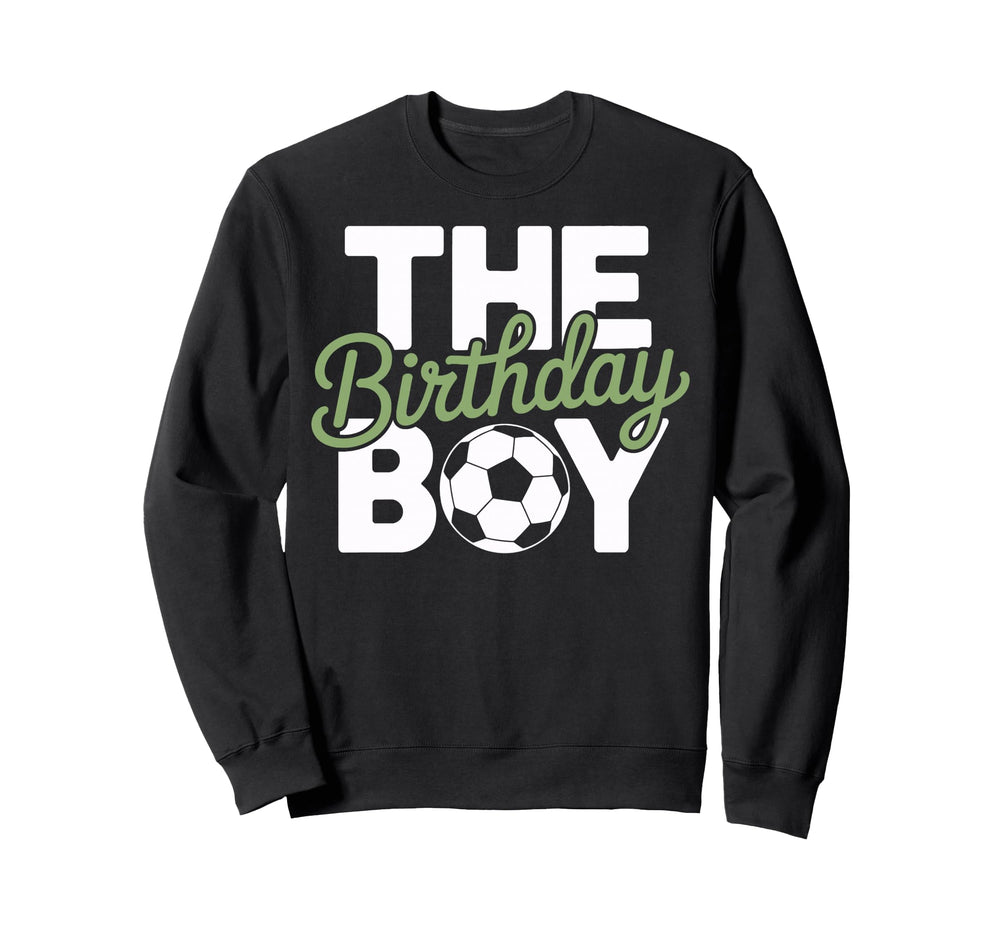 Soccer Birthday Soccer Player Party Sweatshirt - Minimalist Print Unisex