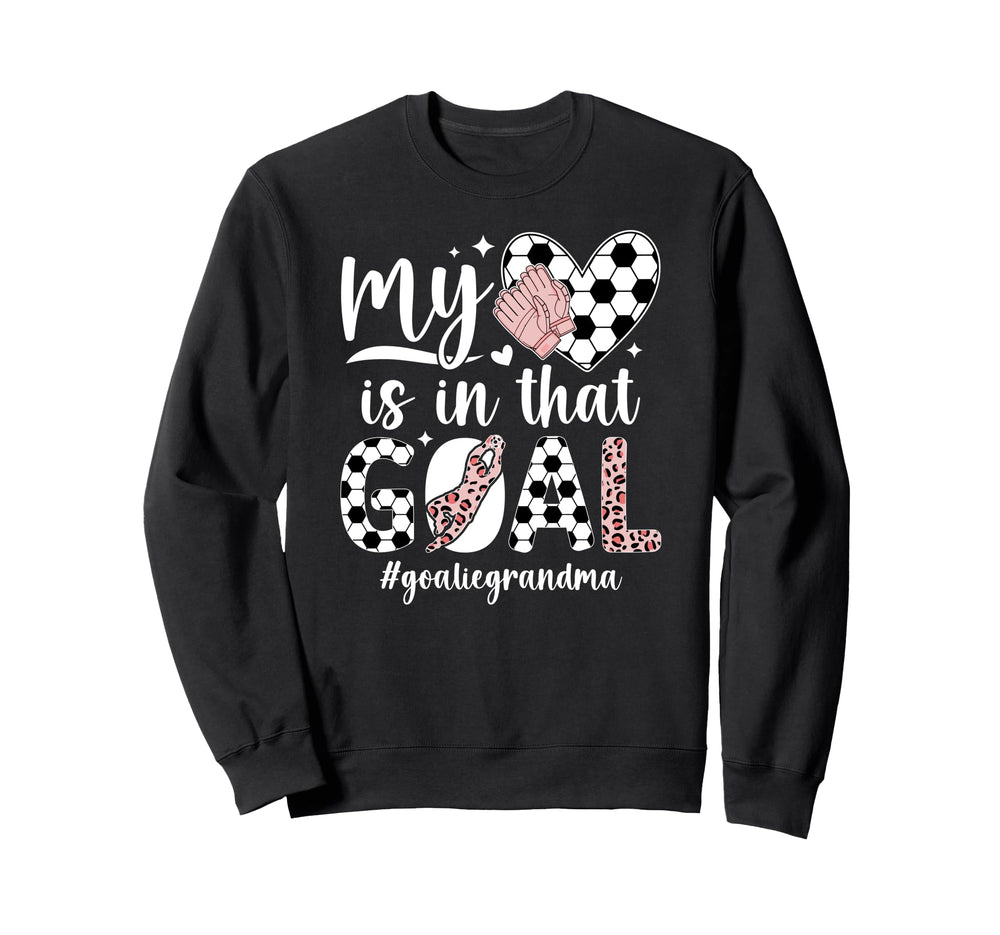 Proud Soccer Goalie Grandma Soccer Sweatshirt - Minimalist Print Unisex