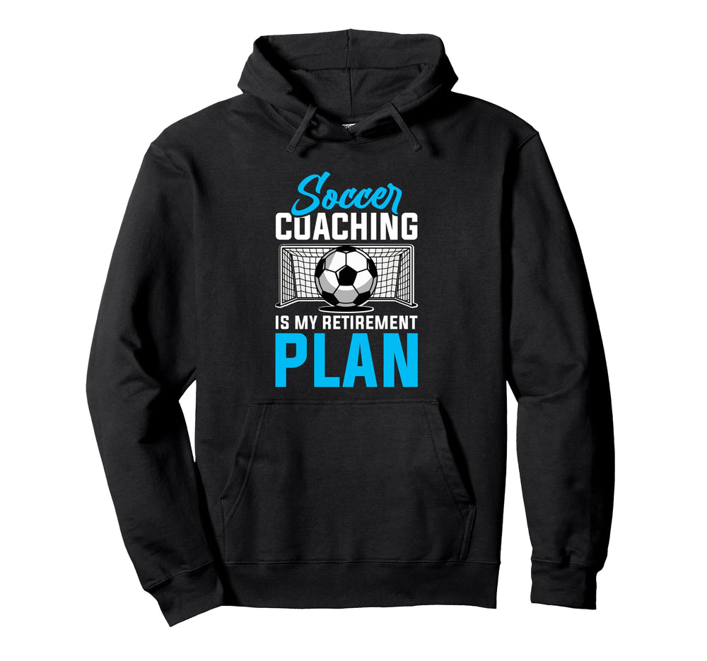 Coaching Soccer Dad Coach Soccer Coach Hoodie - Unique Graphic for Adults