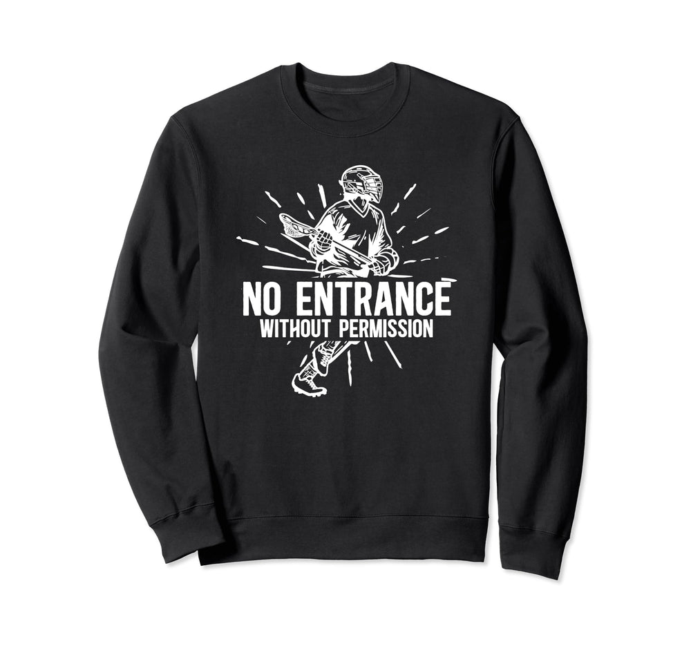 Lacrosse Goalie Funny Lacrosse Keeper Sweatshirt - Trendy Graphic Unisex