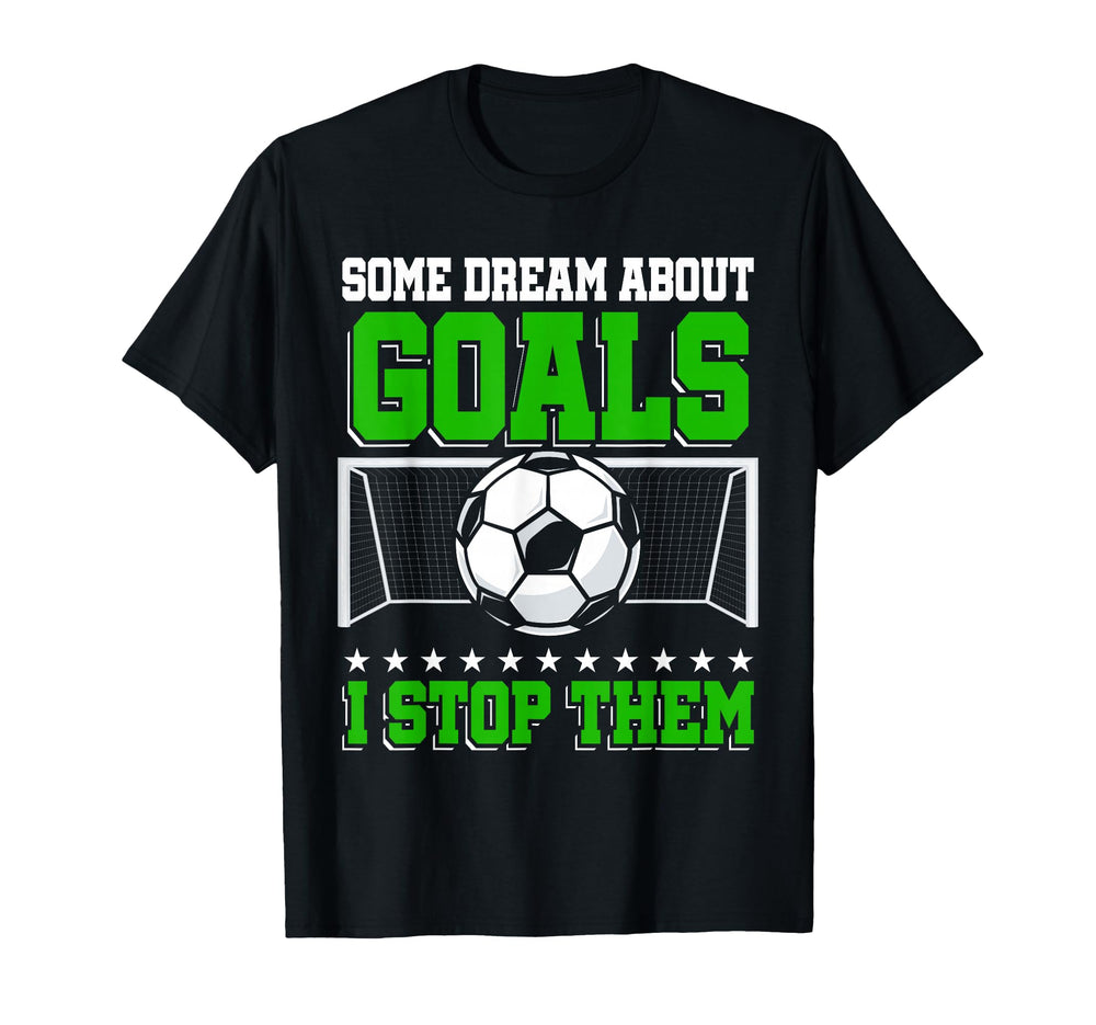 Goalkeeper Training Goal Soccer Goalie T-Shirt - Minimalist Print Men Women