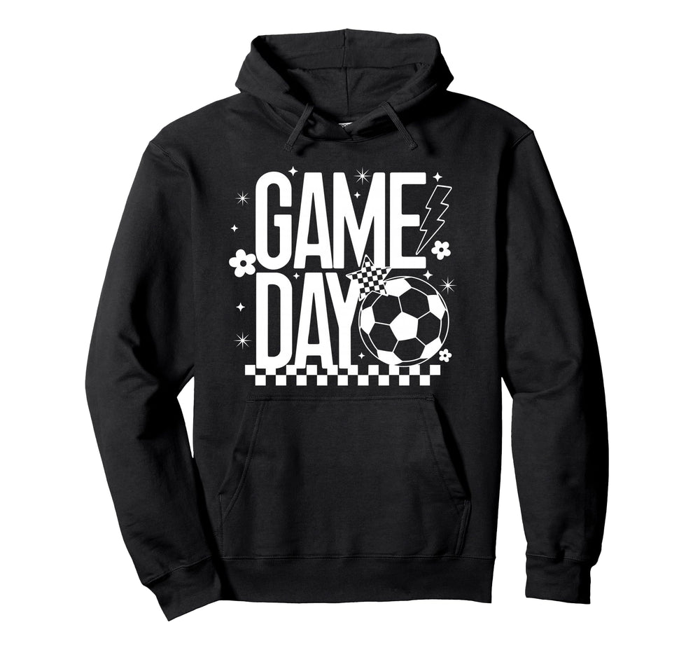 Game Day Soccer Season Mom Hoodie - Casual Everyday Wear for Adults