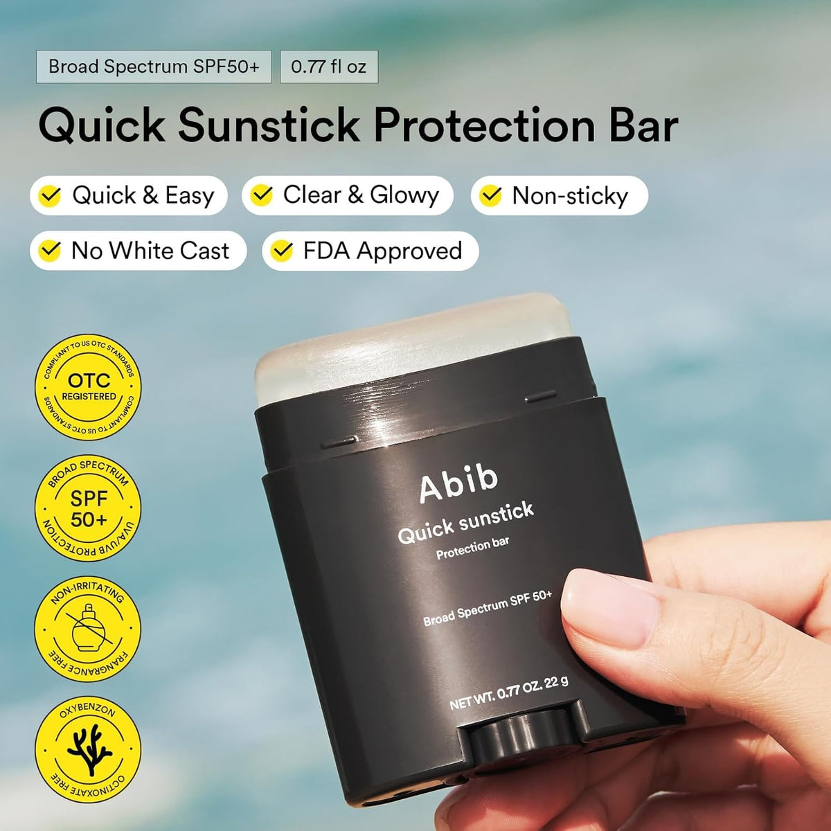 Abib Quick Sunstick Protection Bar Broad Spectrum SPF50+ - Snipetell