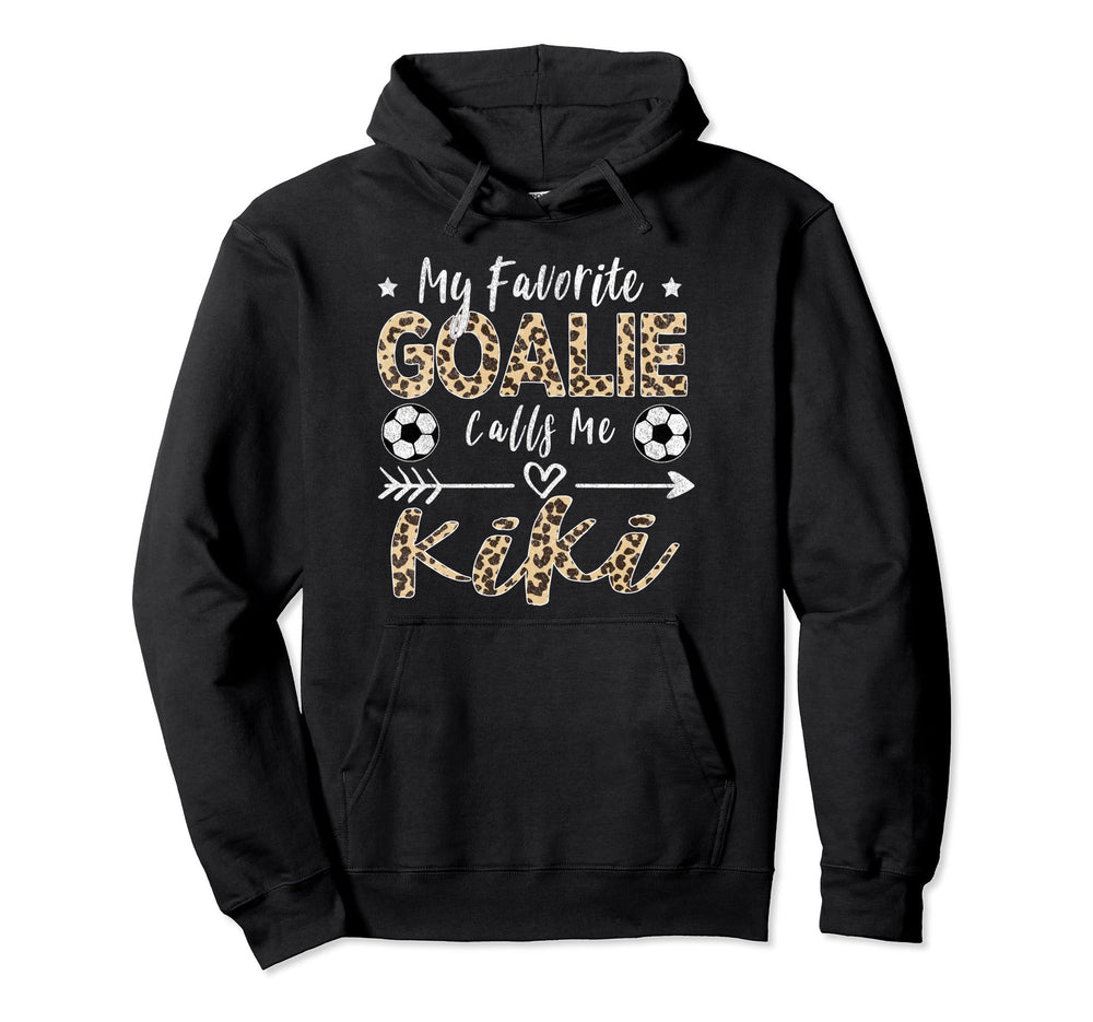 My Favorite Goalie Calls Me Kiki Hoodie - Minimalist Print for Adults