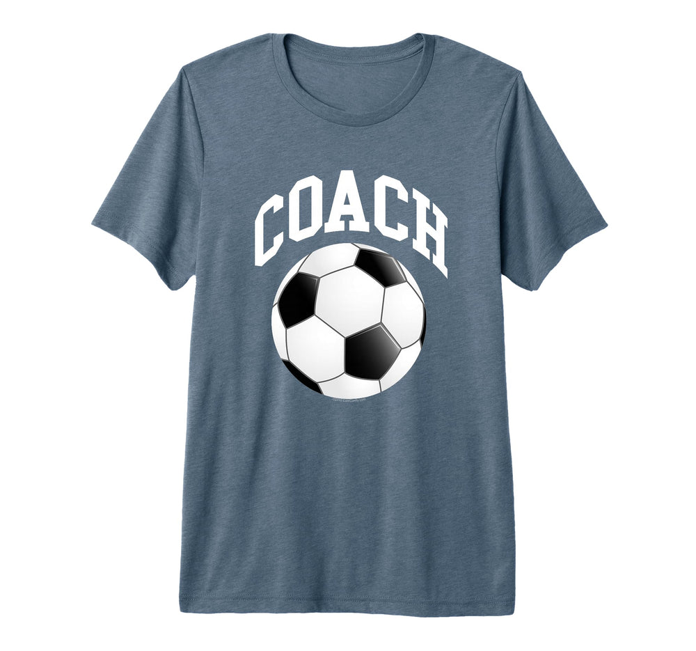 Soccer Coach Tri Blend T-Shirt - Novelty Apparel Men Women