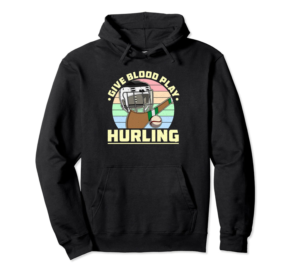 Hurling Helmet Athletic Goalkeeper Hoodie - Casual Everyday Wear Men Women