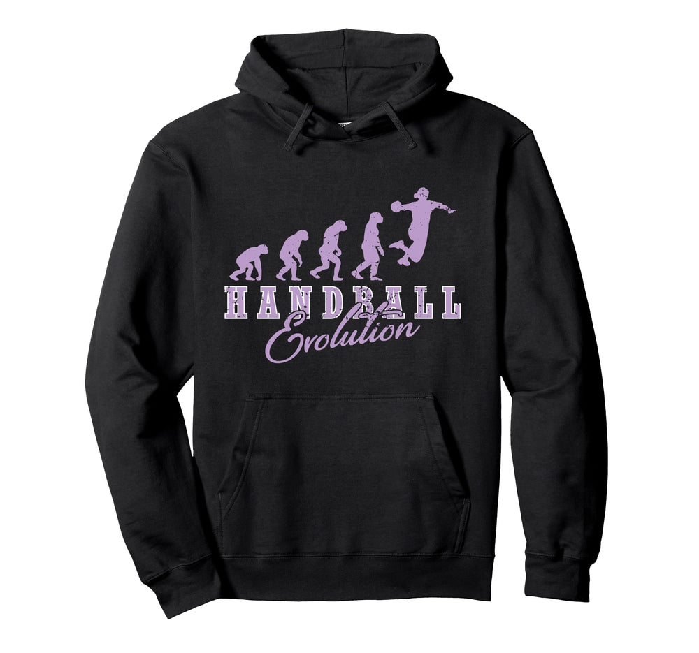 Handball Evolution Sport Jump Goal Hoodie - Streetwear Style Men Women