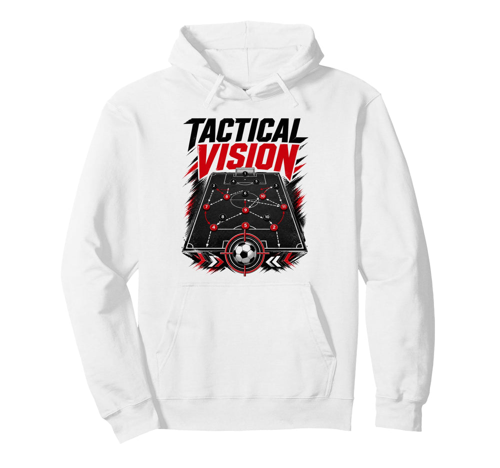 Football Collection Soccer Tactical Vision Hoodie - Unique Graphic Unisex